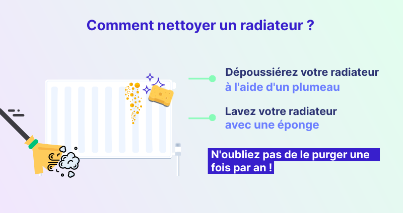 Comment nettoyer un radiateur ?