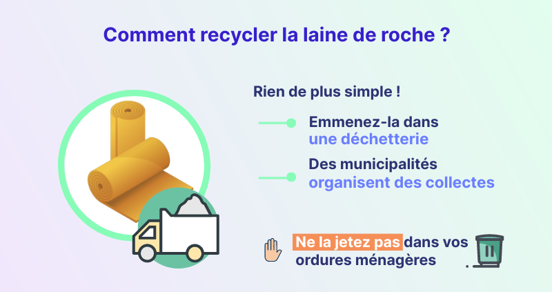 Comment recycler la laine de roche