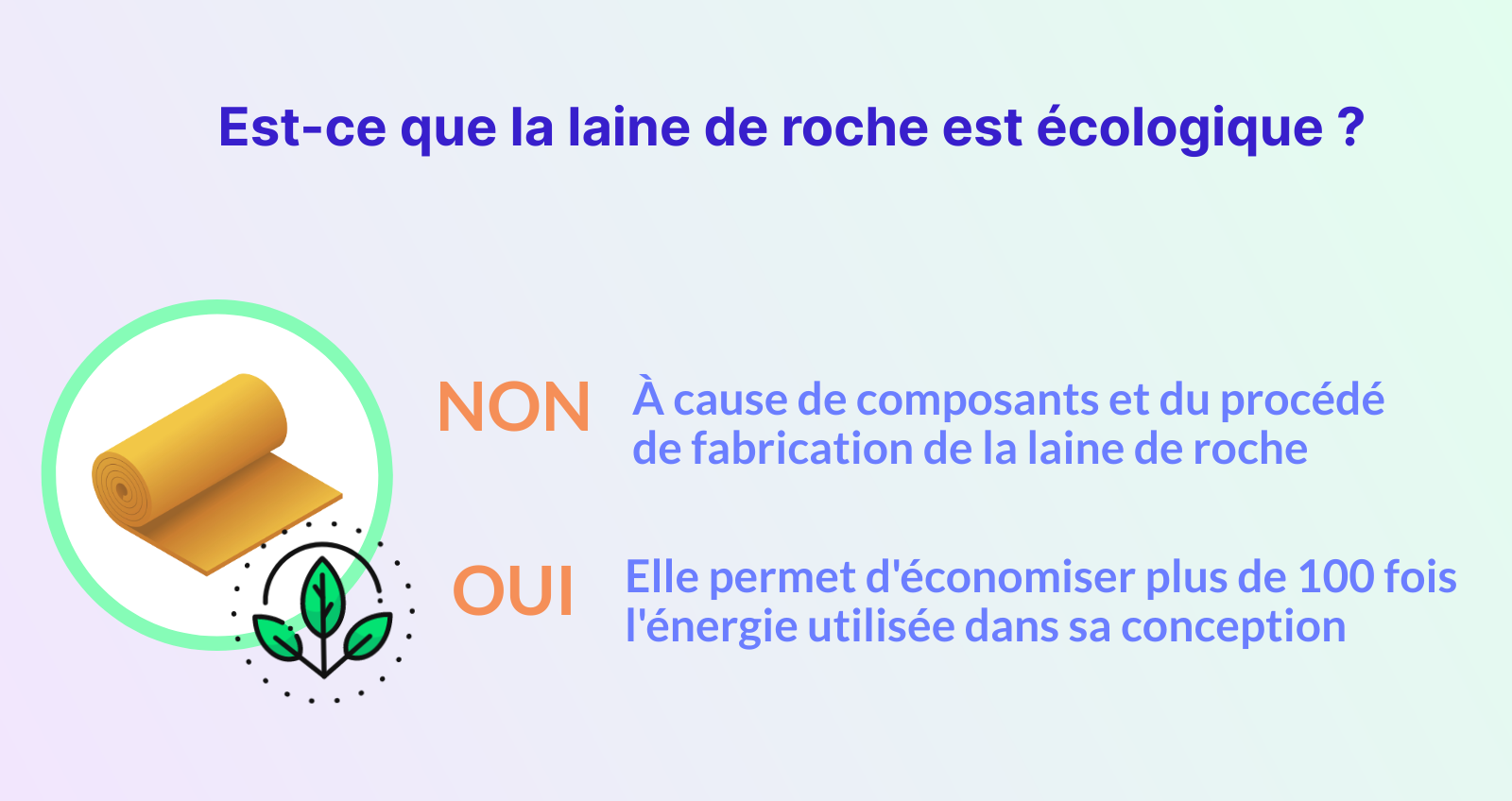 est-ce que la laine de roche est écologique
