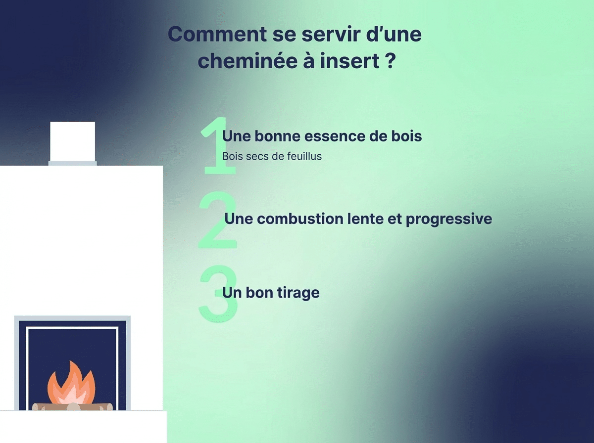 Infographie pour comment se servir d'un insert