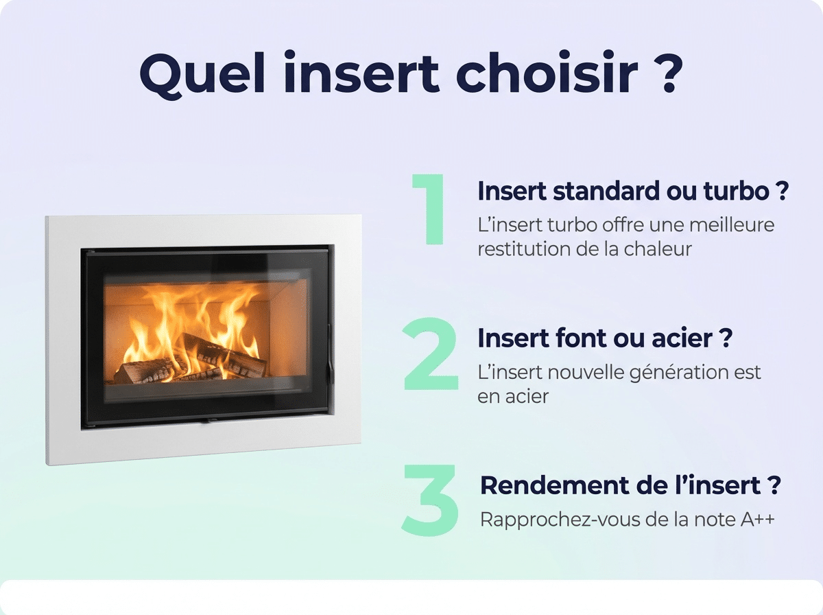Infographie pour quel insert choisir