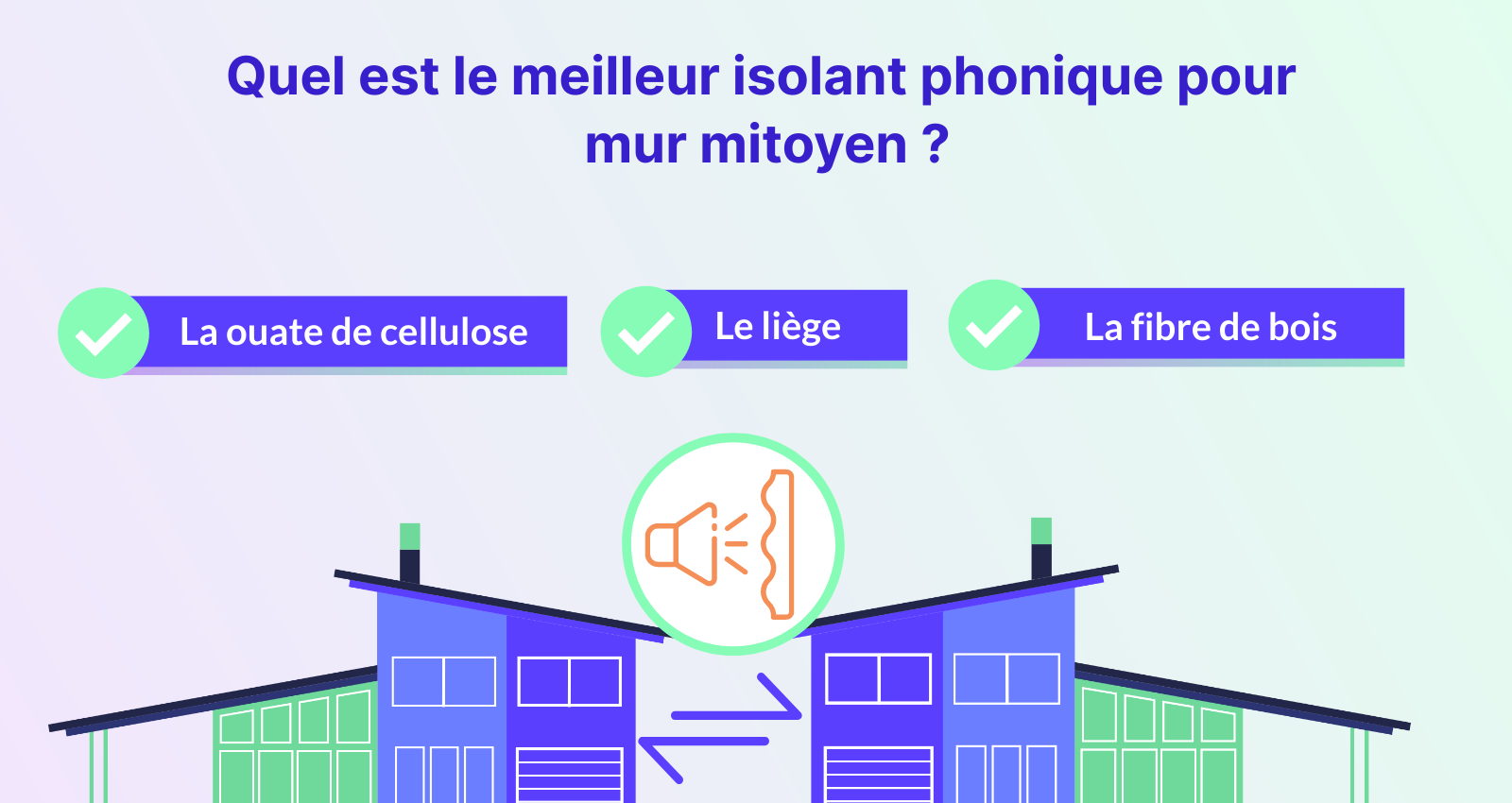 quel est le meilleur isolant phonique pour mur mitoyen
