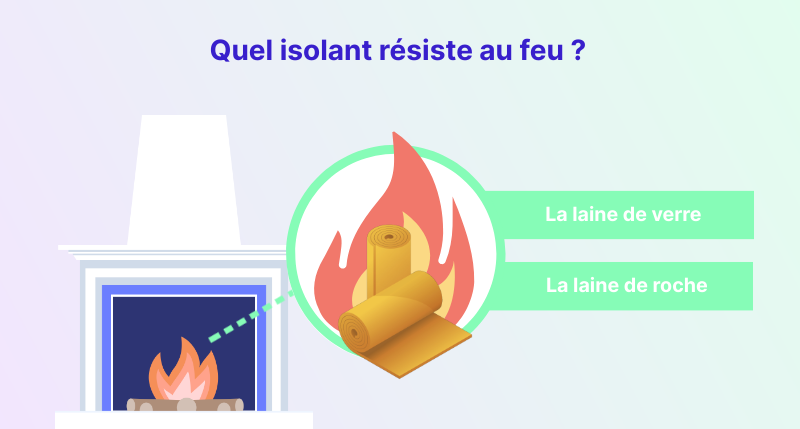 Quel isolant résiste au feu