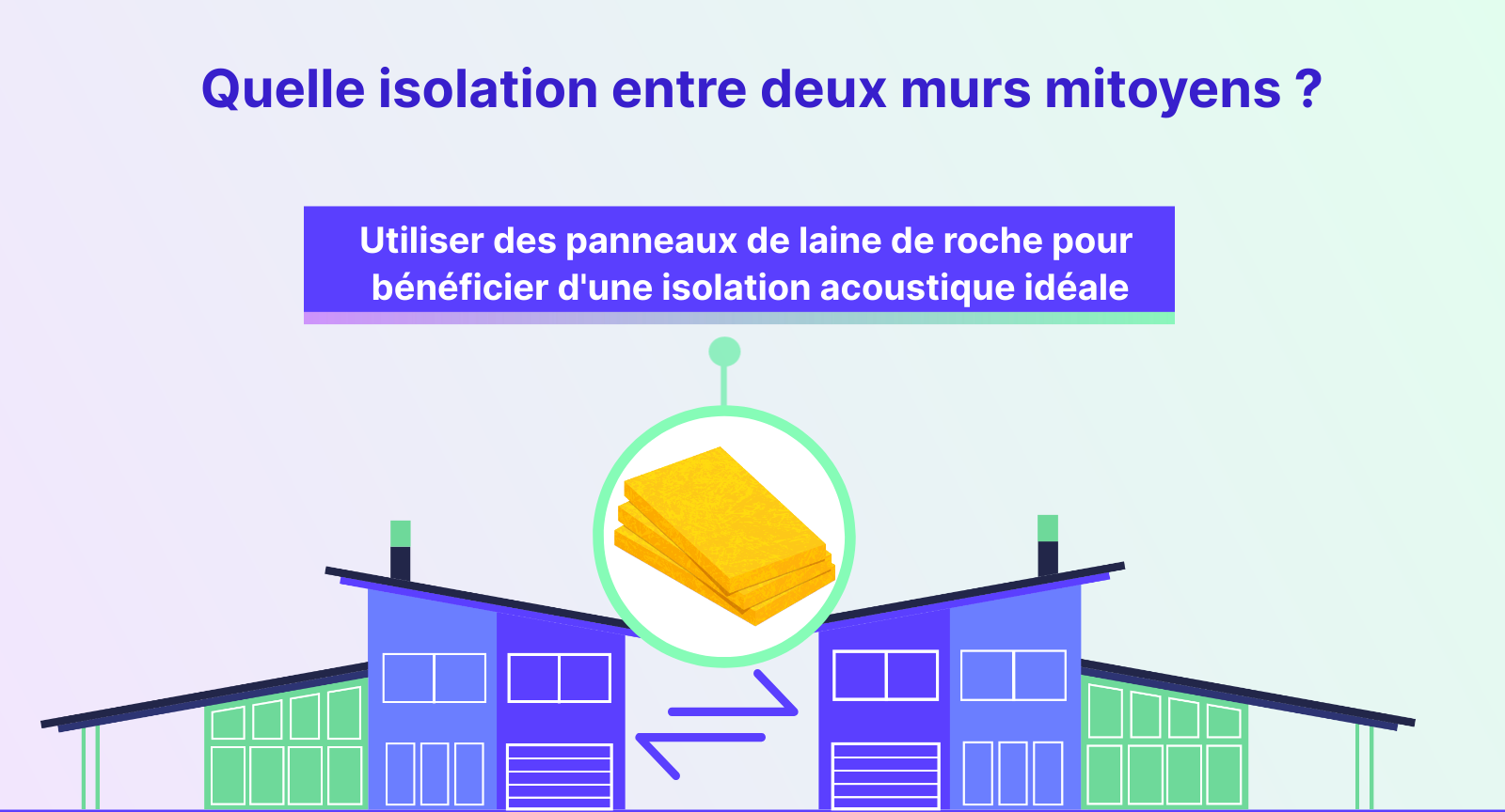 quelle isolation entre deux murs mitoyens